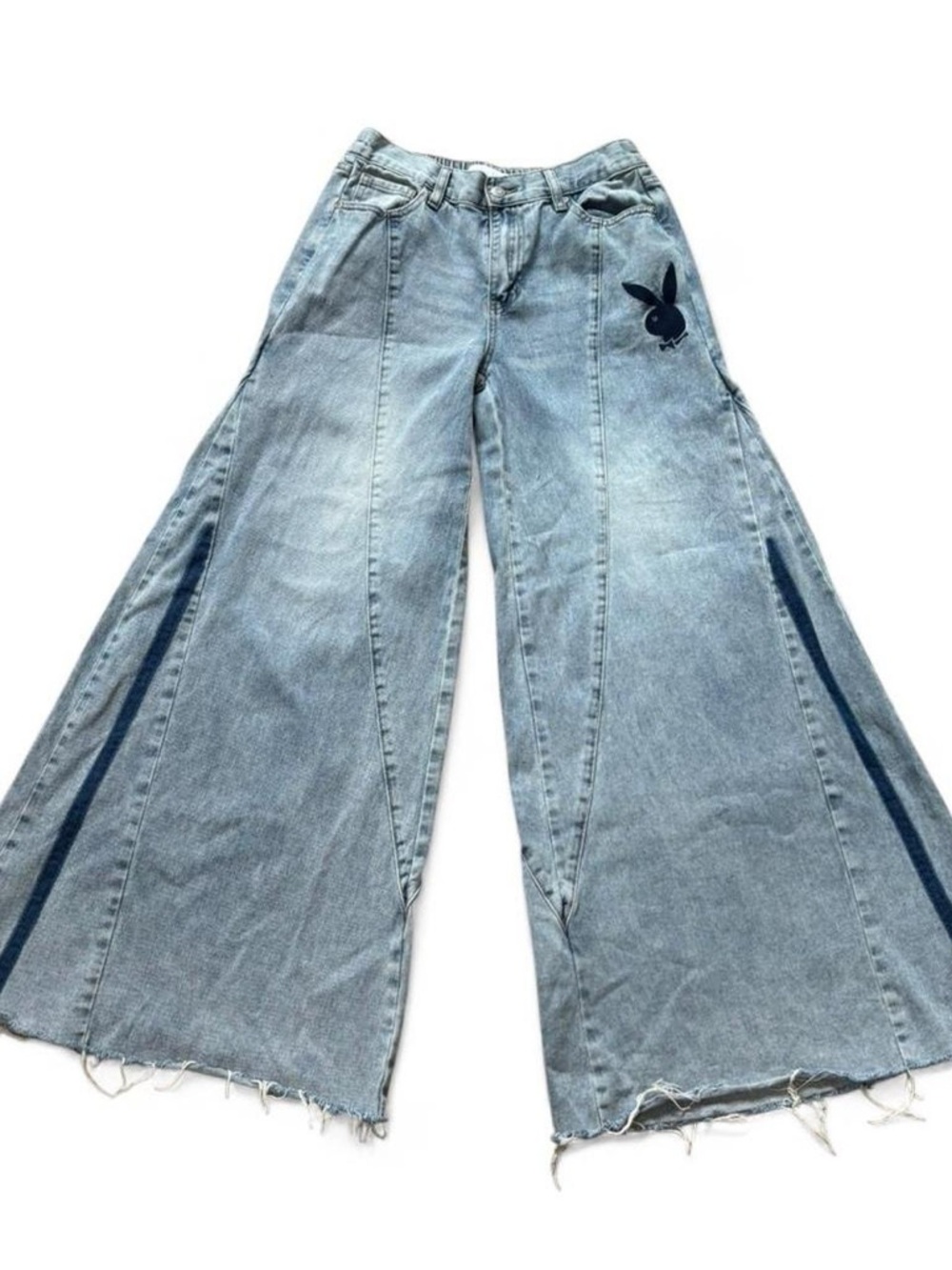 Playboy Bunny Ultra wide Light Wash Jeans